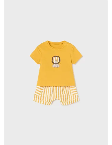 Conj. pantalon corto camiseta - Banana    