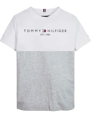 Camiseta Tommy Hilfiger blanco/gris