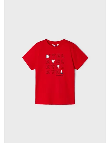 Camiseta m/c basica - Rojo      