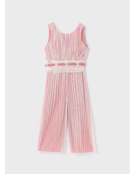 Mono tul plumeti plisado - Blush | ABEL & LULA