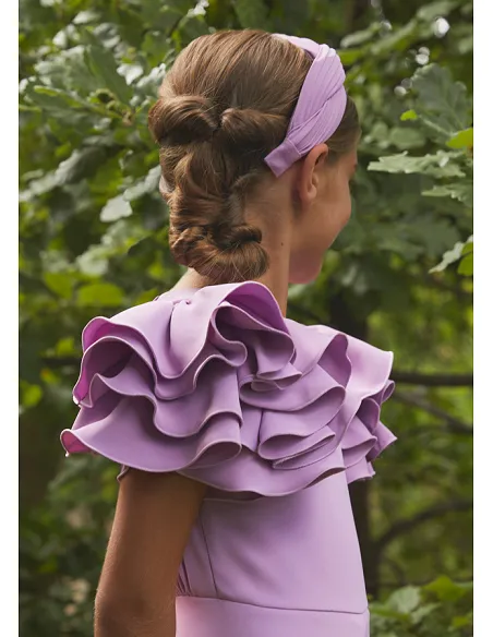 Mono crepe fluido - Malva | ABEL & LULA