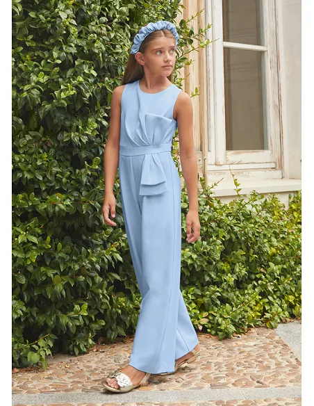 Mono crepe lazada - Celeste | ABEL & LULA