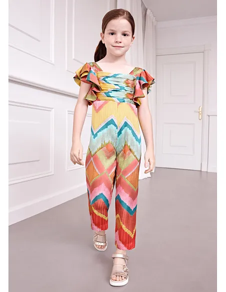 Mono saten estampado - Fucsia | ABEL & LULA