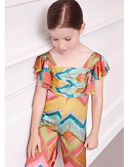 Mono saten estampado - Fucsia | ABEL & LULA