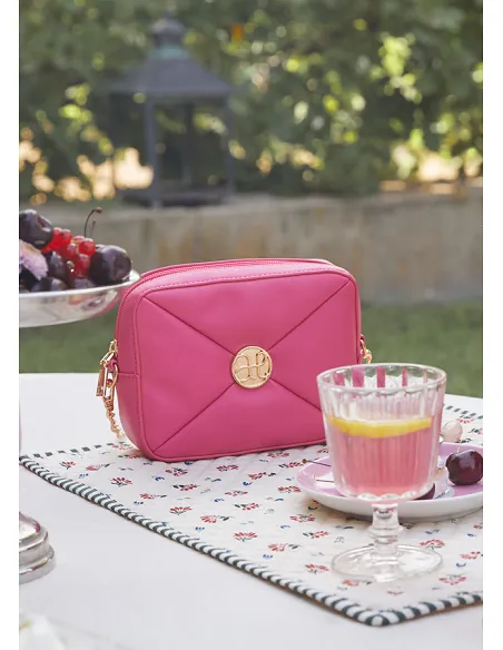 Bolso acolchado logo - Fucsia   | ABEL & LULA