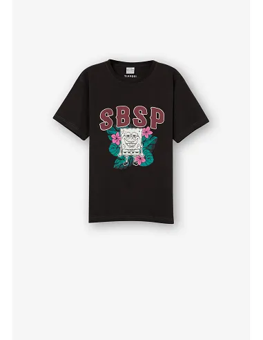 Camiseta S/S Spongem Gris