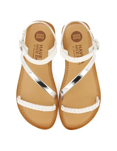SANDALIA PARA NIÑA HELIX-Blanco | GIOSEPPO