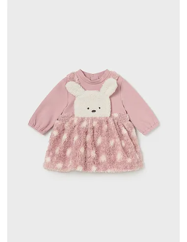 Pelele falda cara animal - Blush     