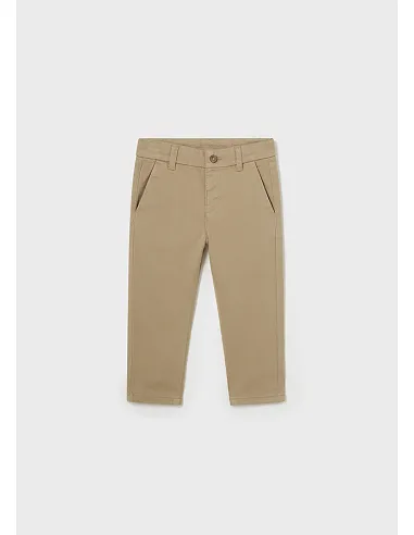 Pantalon chino basico - Almendra  