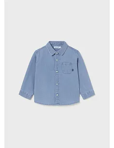 Camisa m/l soft denim -...