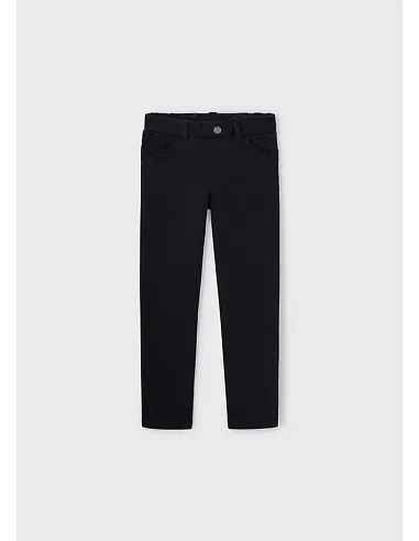 Pantalon felpa basico - Negro     