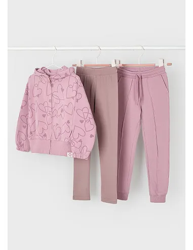 Chandal 2 pantalones - Rosado    