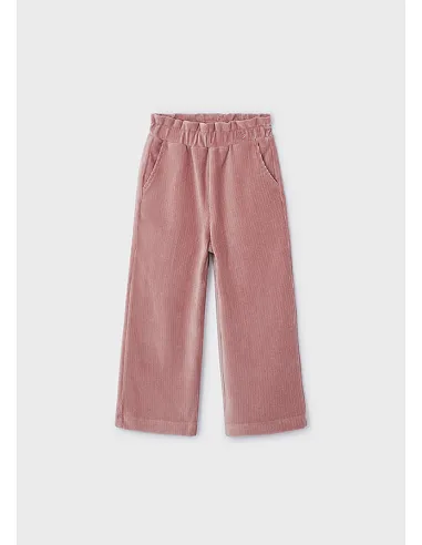 Pantalon punto pana - Rosado    