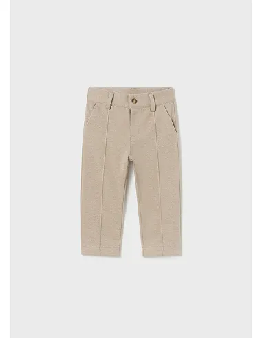 Pantalon traje confort - Beige     