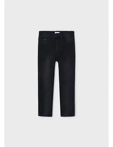 Pantalon cerrado tejano basic - Negro     