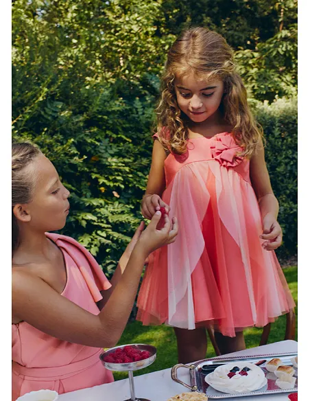 Vestido capas tul - Pomelo   | ABEL & LULA