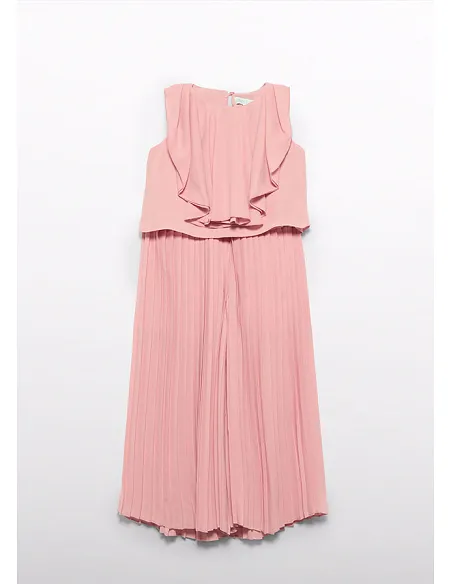 Conj. pantalon largo plisado - Rosa    | ABEL & LULA