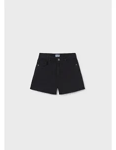 Short sarga basico - Negro...