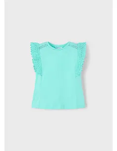 Camiseta m/c crochet - Agua...