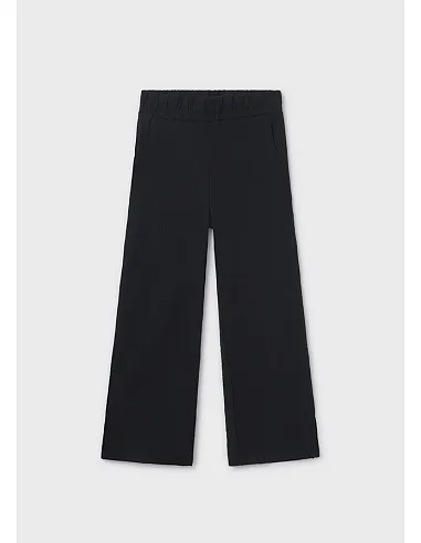 Pantalon largo punto - Negro     