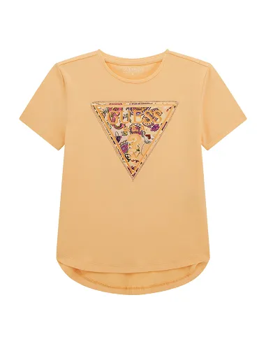 HIGH LOW SS T-SHIRT TANGERINE SORBET