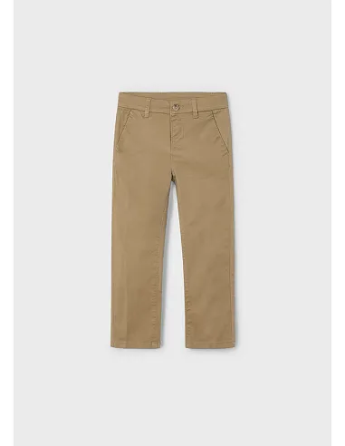 Pantalon chino sarga basico - Camel     